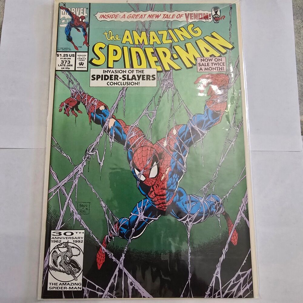 Amazing Spider-Man #373 Venom Story Spider-Slayers Marvel 1993
